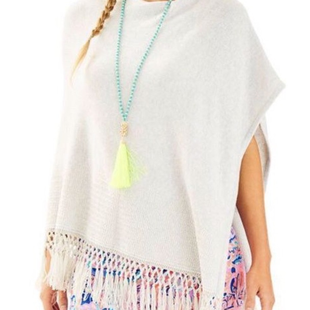 Lilly Pulitzer Floreanna Fringe Sweater